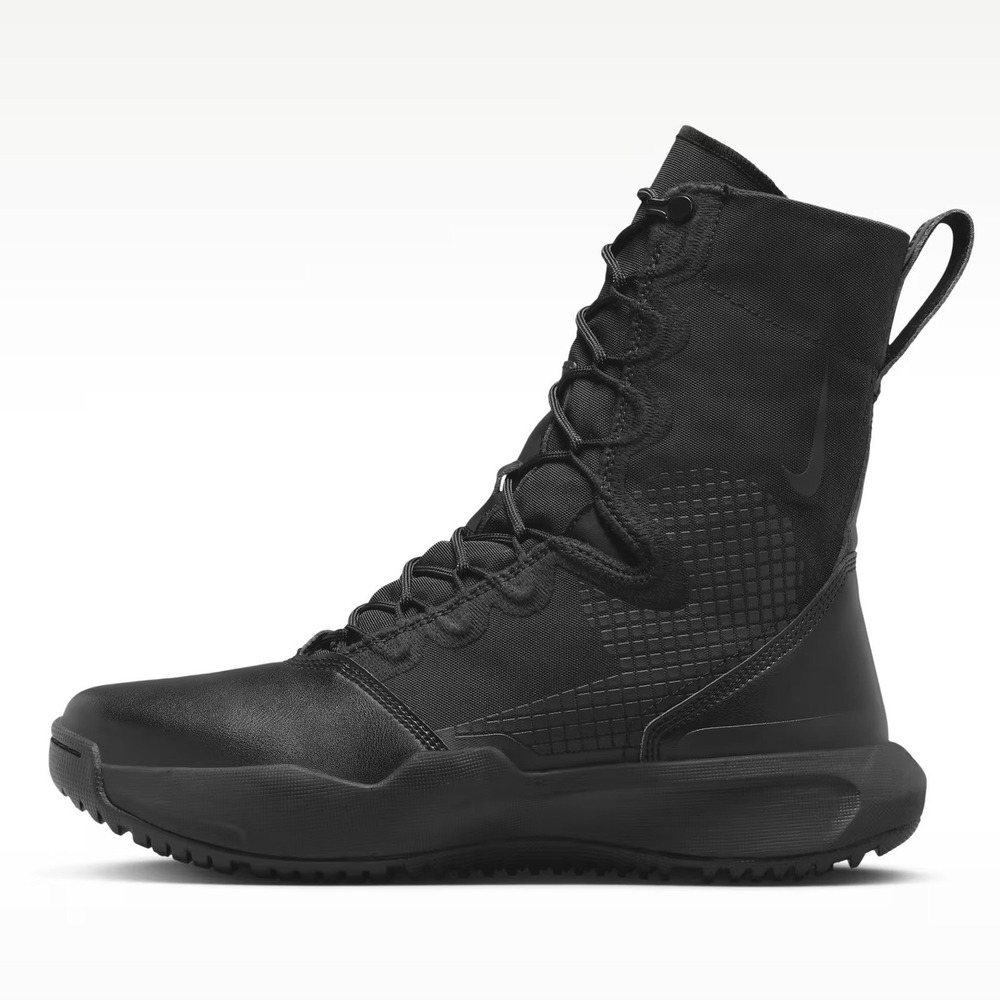 Nike SFB B2 8" Leather Tactical Military Boots Triple Black Mens 11.5 FN3717-001 - Picture 4 of 11
